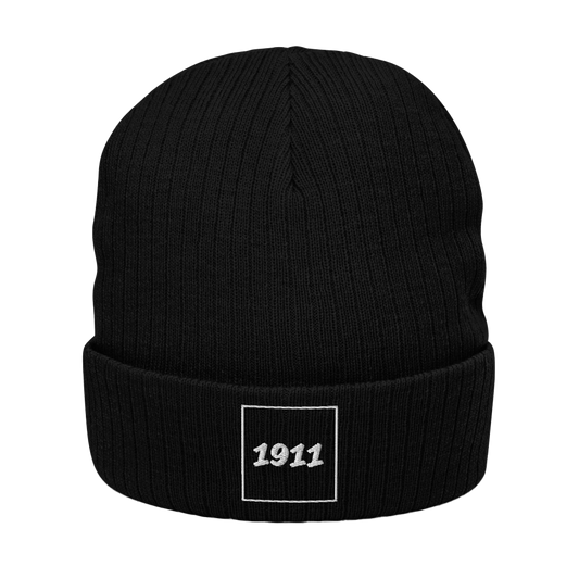 Recycled Cuffed Beanie - 1911 Block