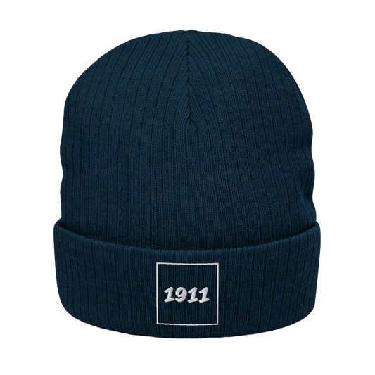 Recycled Cuffed Beanie - 1911 Block