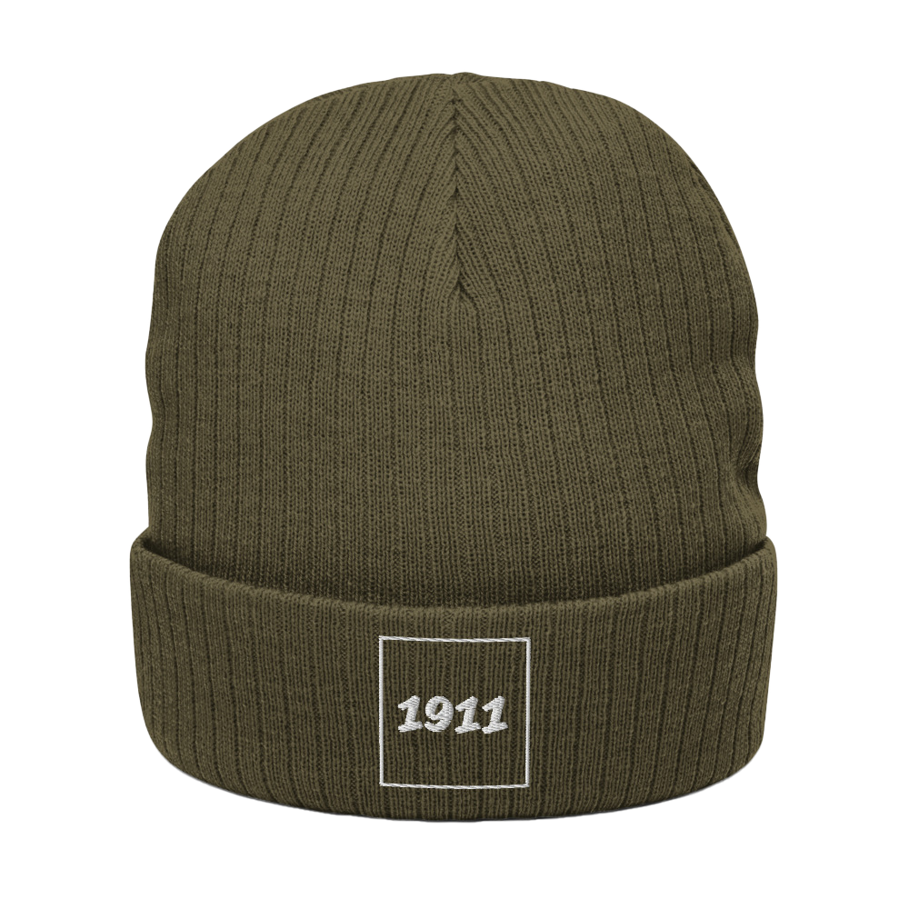 Recycled Cuffed Beanie - 1911 Block