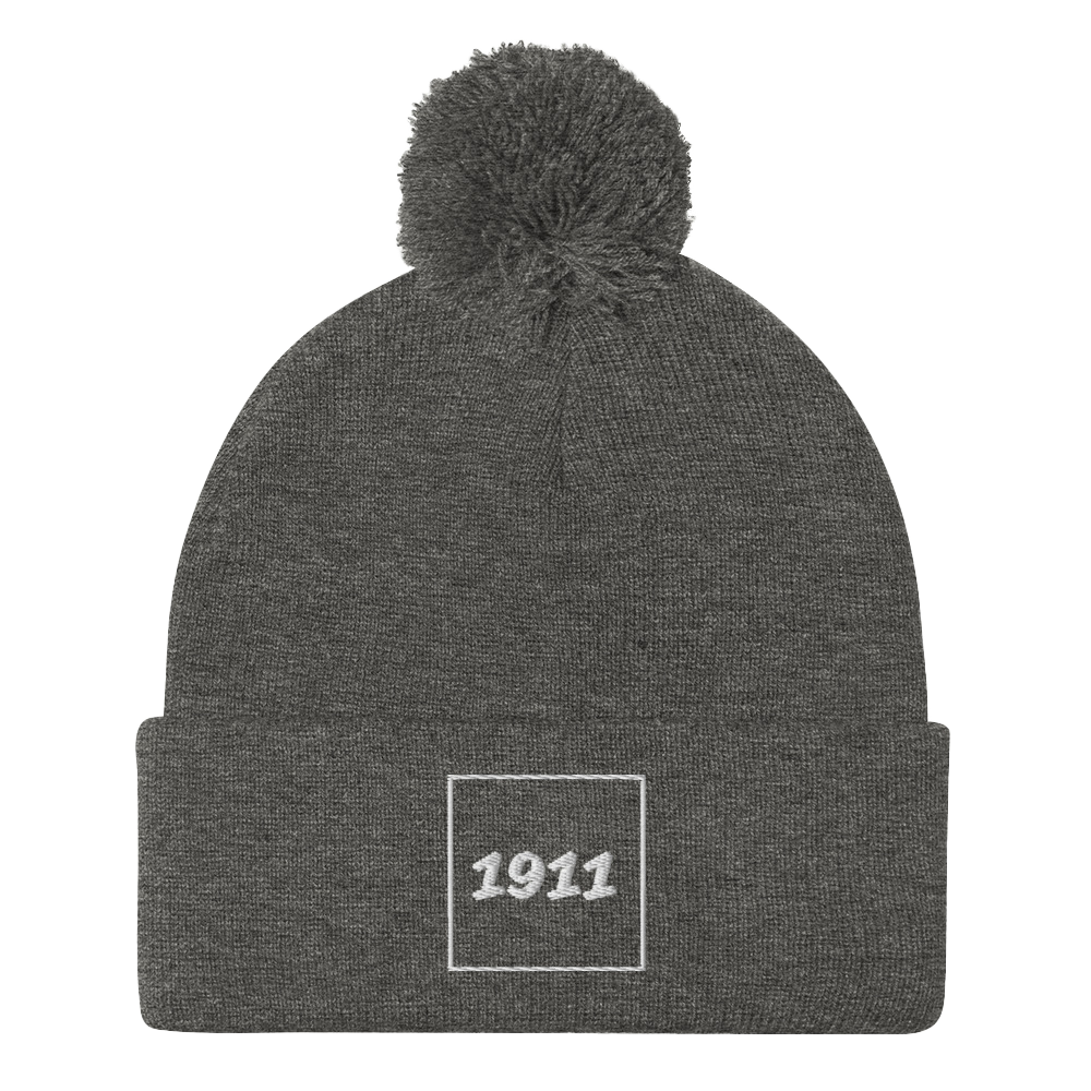 Pom-Pom Beanie - 1911 Block