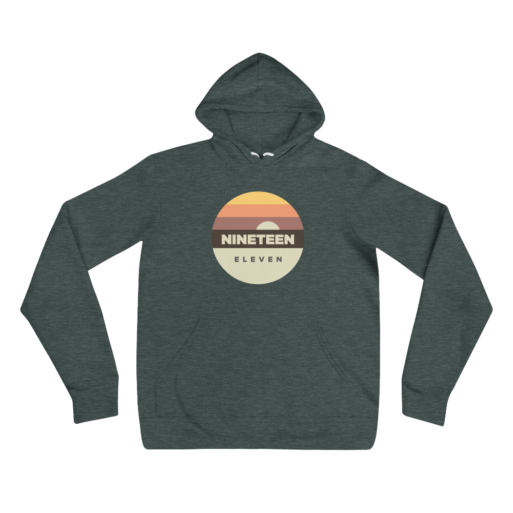 Nineteen Eleven Sunset Hoodie - Printed